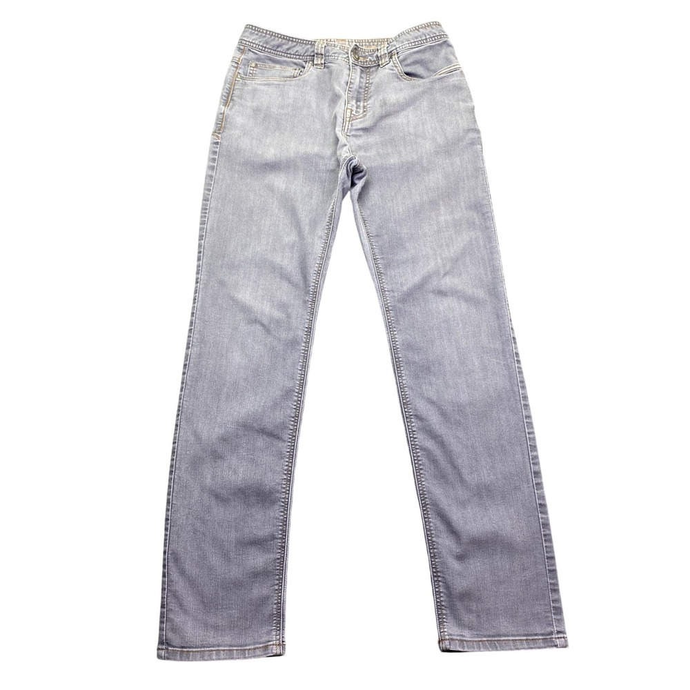 Prana‎ Mens Slim Fit Grey Denim Hiking Jeans 30 Stretch Utility Pant Grunge